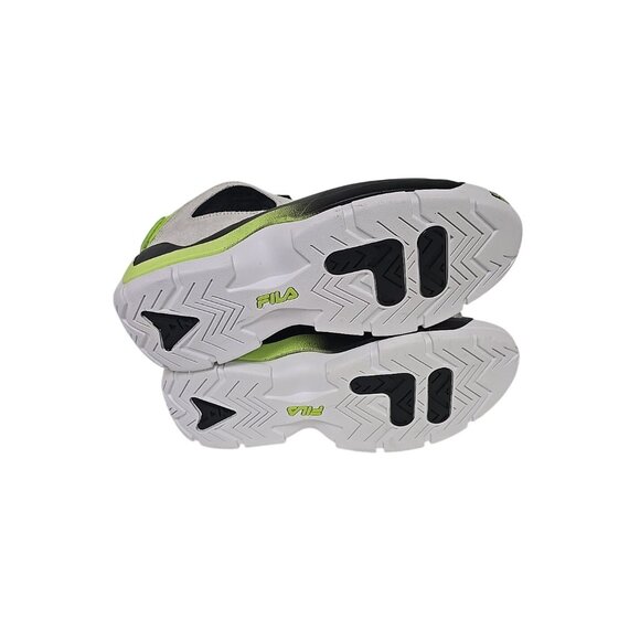 Fila Men's Grant Hill 2 1BM0887-116 Basketball Shoe White Black Lime Size 12M - Picture 7 of 7